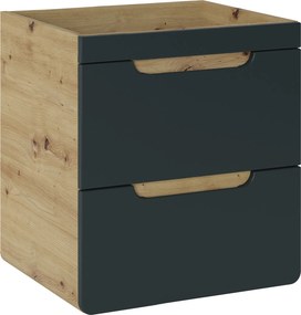 Comad Kúpeľňová skrinka pod umývadlo Aruba Cosmos 50 dub craft/vesmírne sivá