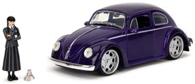 SIMBA Wednesday auto 1972 VW Beetle 1:24 a figúrka Wednesday