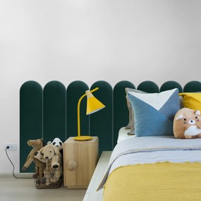 Zástena za posteľ - Oblúk - 20x80cm Farba: Tyrkysová, Rozmer: 20x80