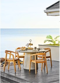 Keramický okrúhly záhradný jedálenský stôl ø 60 cm Bonnet – House Nordic