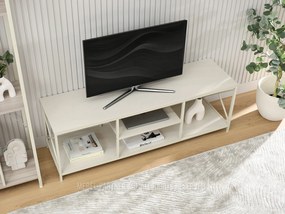 TV stolík/skrinka Jabalinas (krémová). Akcia -37%. Vlastná spoľahlivá doprava až k Vám domov. 1137066