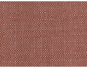 Čalúnená dvojlôžková posteľ s úložným priestorom s roštom 200x200 cm v tehlovej farbe Elizabeth – Micadoni