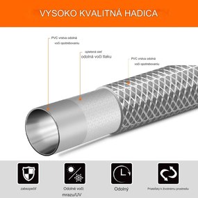 InternetovaZahrada Hadica s automatickým navijakom - 20 m