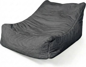 Sablio Sedací vak Lounge SOFTY - Graphite - 80 x 95 x 50 cm