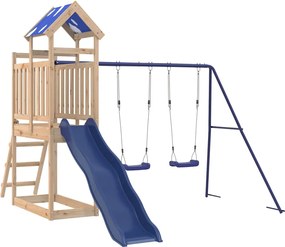 vidaXL Vonkajšia súprava na hranie masívna borovica