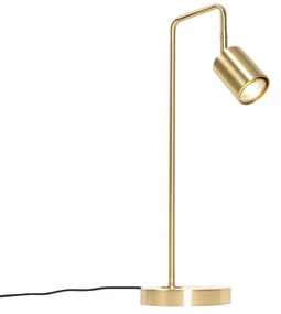 Inteligentná stolná lampa mosadzná nastaviteľná vrátane wifi GU10 - Jav