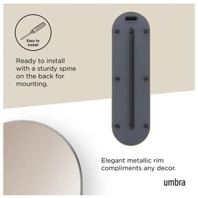Nástenné/stojacie zrkadlo 46x157 cm Hubba – Umbra