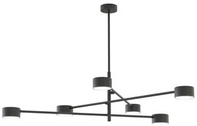 Luster na tyči NATSU 6xGX53/12W/230V čierna