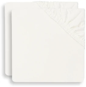 Napínacia plachta 120x60 cm 2 ks Ivory