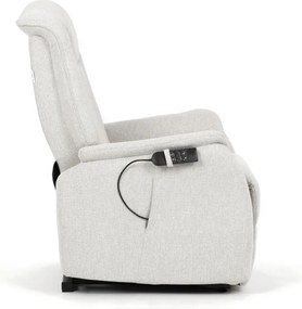 Polohovacie kreslo béžové, elektrické TV-L8963 CRM2