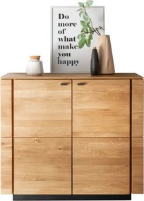 Dubová komoda s dvierkami, 99x42x86 cm