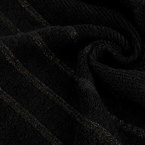Dekorstudio Uterák AMIRA čierny 100% bavlna s lesklou niťou Rozmer uteráku: 50x90cm