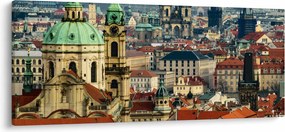 Obraz - Panorama Prahy (120x50 cm)