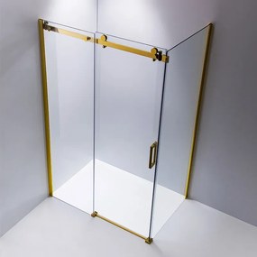 BPS-koupelny Obdĺžnikový sprchový kút HYD-OK203C 120x80 zlatý/transparent - bez vaničky