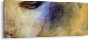 Obraz - Portrét ženy, kresba (120x50 cm)