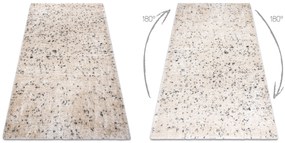 Koberec FLUFFY 2372 shaggy,  bodky krém / antracit