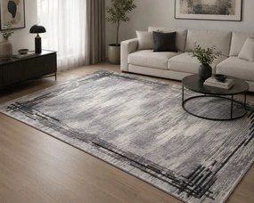 Koberec DIAMOND K8778S strieborný