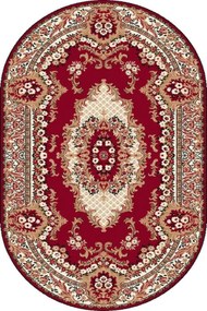 Koberec Agnella Standard kráľovsky bordový ovál