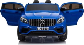 LEAN CARS Elektrické autíčko Mercedes GLC 63S MP4 modré lakované