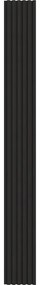 Mexen Lam-B, akustické stenové lamely 275 × 30 cm, HDF doska 4 mm, technická dyha, eben čierny, S100-275307-3015-023