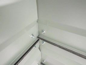 Vyvýšený záhon LEGI 1 × 2 m, pozinkovaný oceľový rám, výška 40 cm, antracit