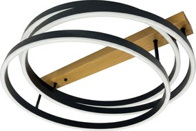 Toolight Toolight, LED stropné svietidlo, 60cm, 70W, 4000K, 3000lm, SWE058-C, čierna matná, OSW-20158