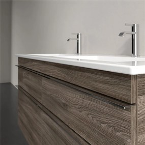 VILLEROY &amp; BOCH Venticello závesná skrinka pod dvojumývadlo, 4 zásuvky, 1253 x 502 x 590 mm, Stone Oak, A93001RK