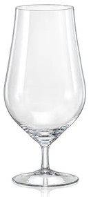 Crystalex pohár na pivo na stopke Tulipa 540 ml 6KS