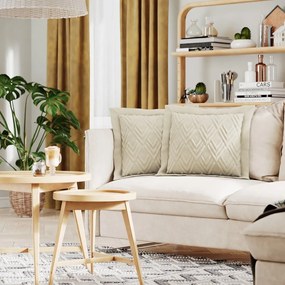Súprava obliečok na vankúš Ofélia béžová - 2 kusy