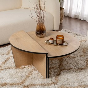 Konferenčný stolík Orion Honey Oak Black