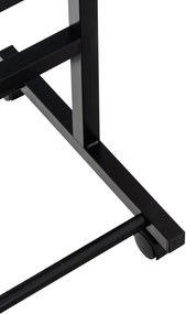 Stojace zrkadlo Evoir 317225 - 151x39x39 cm - Čierna