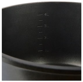 Silvercrest®  Hrniec z hliníkovej zliatiny, 24 cm (čierna)  (100390959)