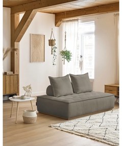 Taupe ženilková pohovka 175 cm Elisa – Bobochic Paris