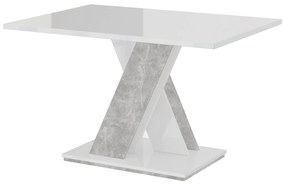 Konferenčný stolík Barax Mini (biela + kameň). Vlastná spoľahlivá doprava až k Vám domov. 1055162