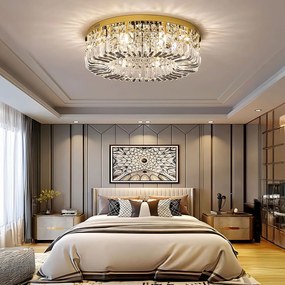 Toolight Toolight, stropné svietidlo 60cm, 8xE14, APP1729-8C, zlatá lesklá, OSW-06355