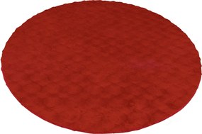 Obsession, Kusový koberec Diamond Cut 800 Red kruh, 120x120 (priemer) kruh, červená, obývacia izba