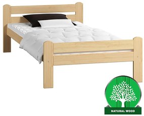 Posteľ Dorota 120x200 Borovica Bez Roštu