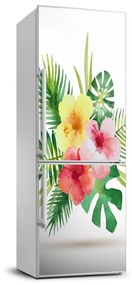 Fototapeta na chladničku Havajské kvety FridgeStick-70x190-f-85139888