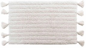 Biela kúpeľňová predložka 50x80 cm Minatis – douceur d'intérieur