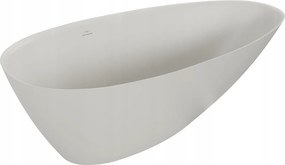 Mexen Milano konglomerátová vaňa 150x82 cm betón mat, voľne stojaca