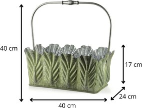 Květináč MARINA 17/40 cm zelený