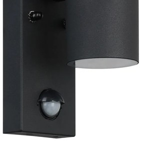 Eglo 99571 - LED Vonkajšie nástenné svietidlo so senzorom RIGA 1xGU10/3W/230V IP44