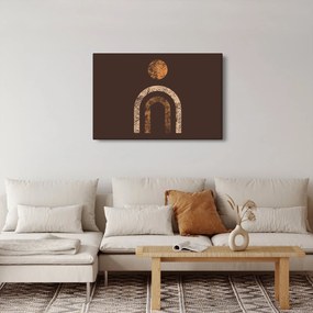 Obraz - Oranžové oblúky N⁰1 (90x60 cm)