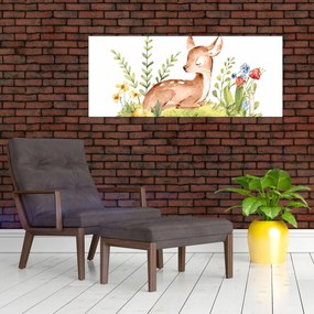 Obraz - Malý srnček (120x50 cm)