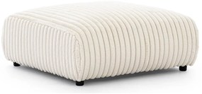 Krémová menčestrová podnožka Justin – Ropez