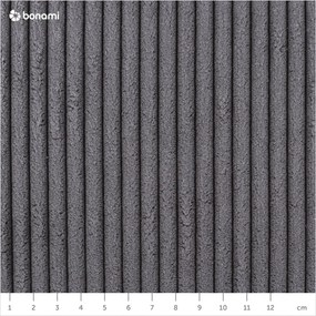 Tmavosivá čalúnená jednolôžková posteľ s úložným priestorom 90x200 cm Cabana – Meise Möbel