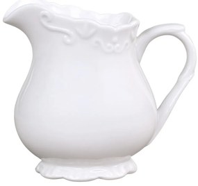 Porcelánový džbánok na mlieko s čipkou Provence lace - 9cm / 0.2L