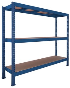Trestles Nekonečný priemyselný regál 2000x2000x800, 3 police Farba: oranžová a modrá