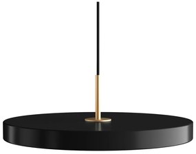 Čierne LED závesné svietidlo s kovovým tienidlom ø 43 cm Asteria Medium – UMAGE