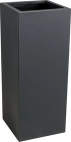 Kvetináč BLOCK, sklolaminát, výška 75 cm, antracit